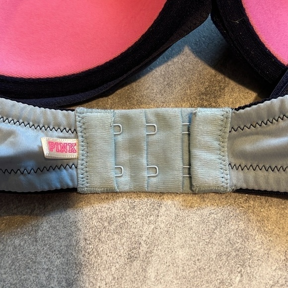 Limited Edition Pink Wear Everywhere Demi lightly line navy & light blue 36DD - Picture 5 of 8